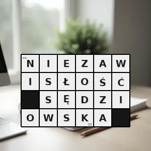 Hasło krzyżówkowe konstytucyjna zasada wymiaru sprawiedliwości zgodnie z którą sędzia rozstrzygając sprawę podlega wyłącznie konstytucji i ustawom nie podlega żadnym naciskom i żadnym zależnościom z zewnątrz szczeg - niezawisłość sędziowska – rozwiązanie, synonimy, podpowiedzi i definicje krzyżówkowe